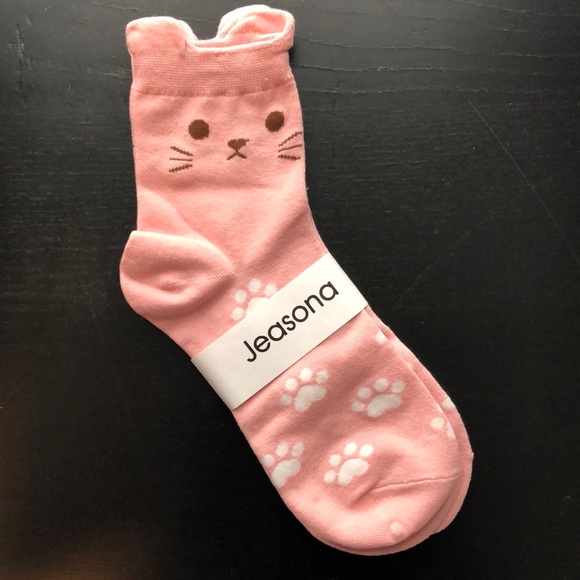 Jeasona Accessories - Pink Jeasona Cat Socks